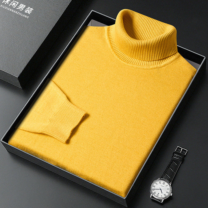 WESLEY™ – Stylish & Elegant Cashmere Turtleneck Sweater for Men