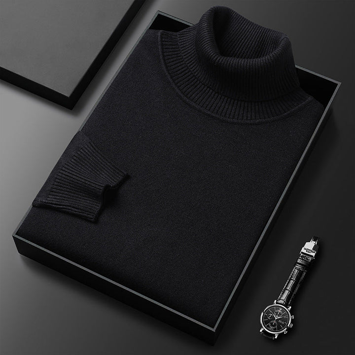 WESLEY™ – Stylish & Elegant Cashmere Turtleneck Sweater for Men