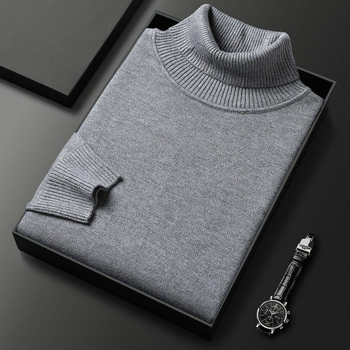 WESLEY™ – Stylish & Elegant Cashmere Turtleneck Sweater for Men