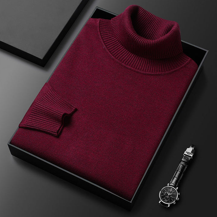 WESLEY™ – Stylish & Elegant Cashmere Turtleneck Sweater for Men